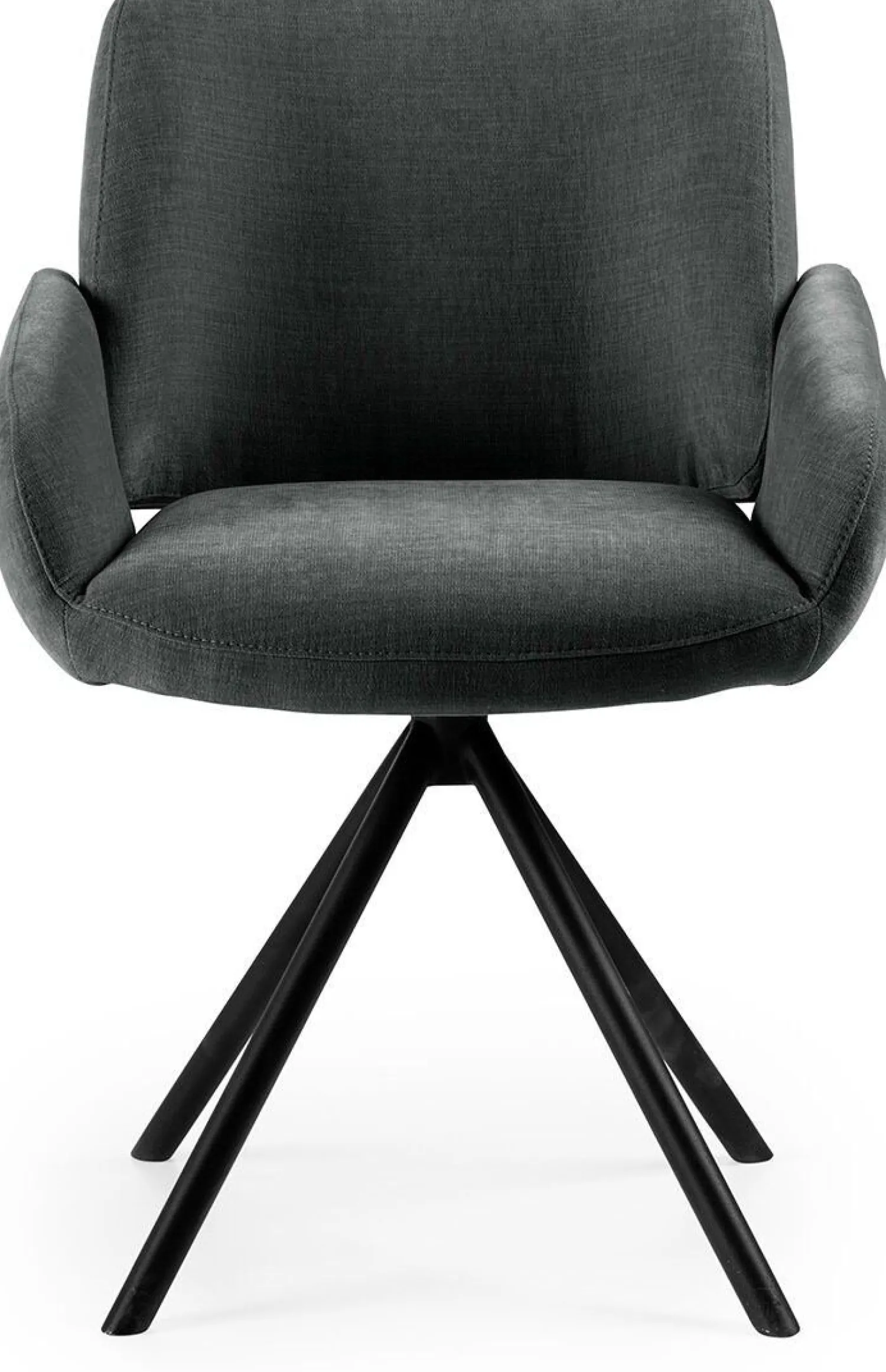 Draaibare Eetkamerstoelen|Eetkamerstoelen Met Armleuning-Feelings Wonen Kyran Eetkamerstoel Zwart