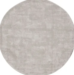 Vloerkleden|Ronde Vloerkleden-MUST Living La Belle M Vloerkleed Lichtgrijs