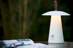 Tafellampen|Tafellampen-Lucide La Donna Tafellamp Wit