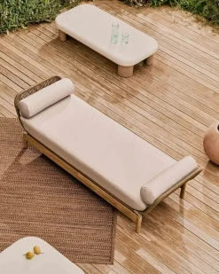 Tuintafels-Kave Home Labra Outdoor Salontafel Wit
