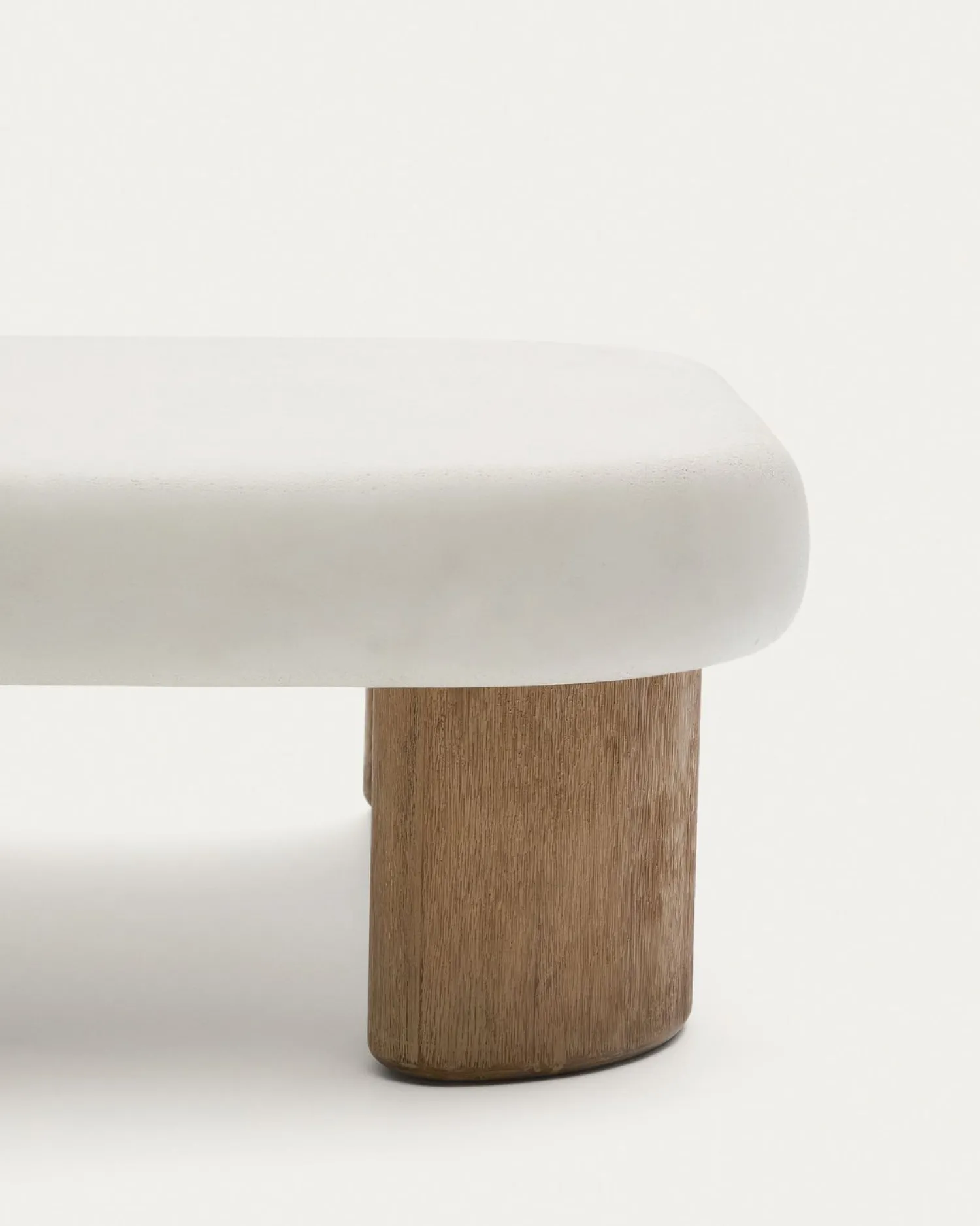 Tuintafels-Kave Home Labra Salontafel Wit, Naturel