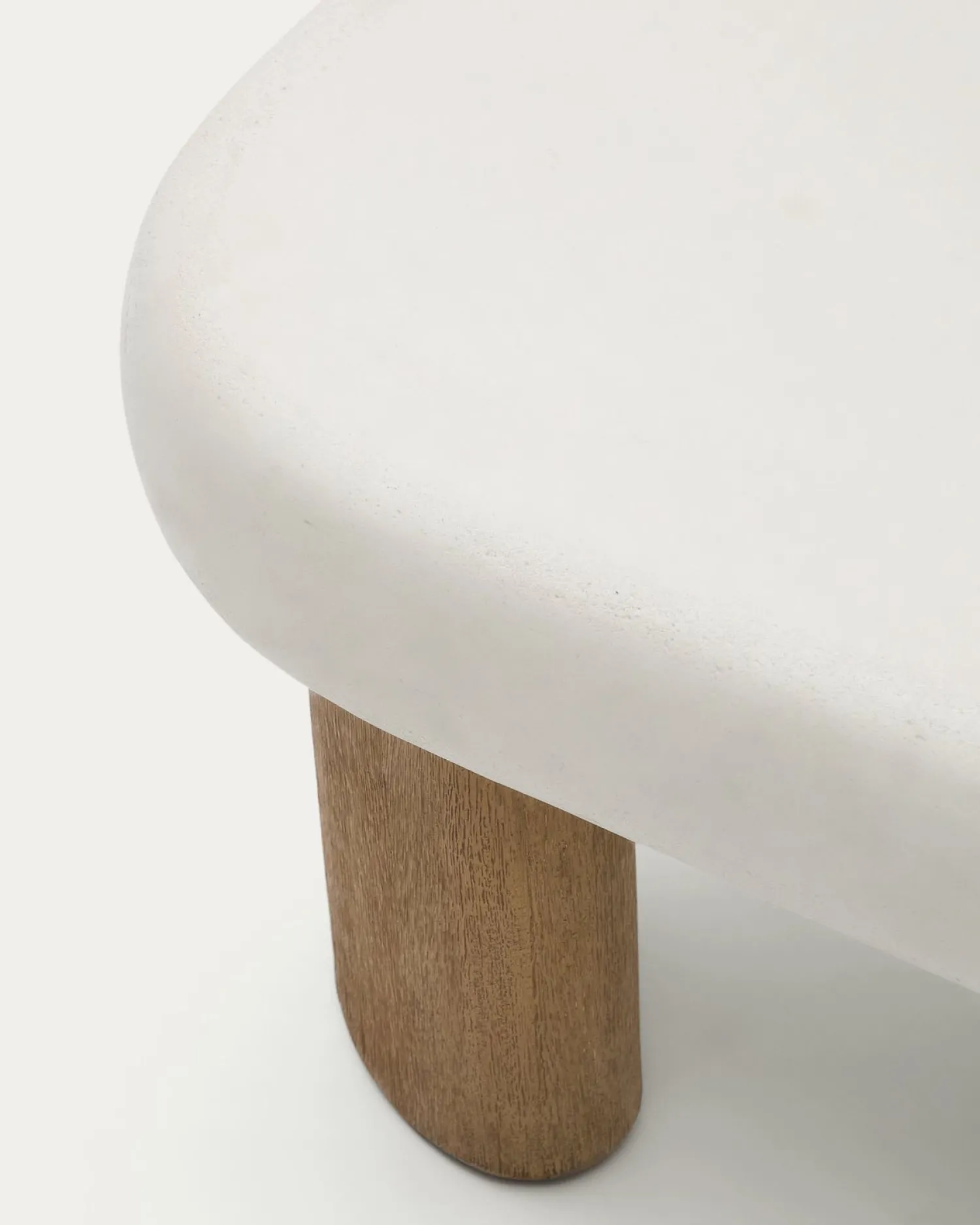 Tuintafels-Kave Home Labra Salontafel Wit, Naturel