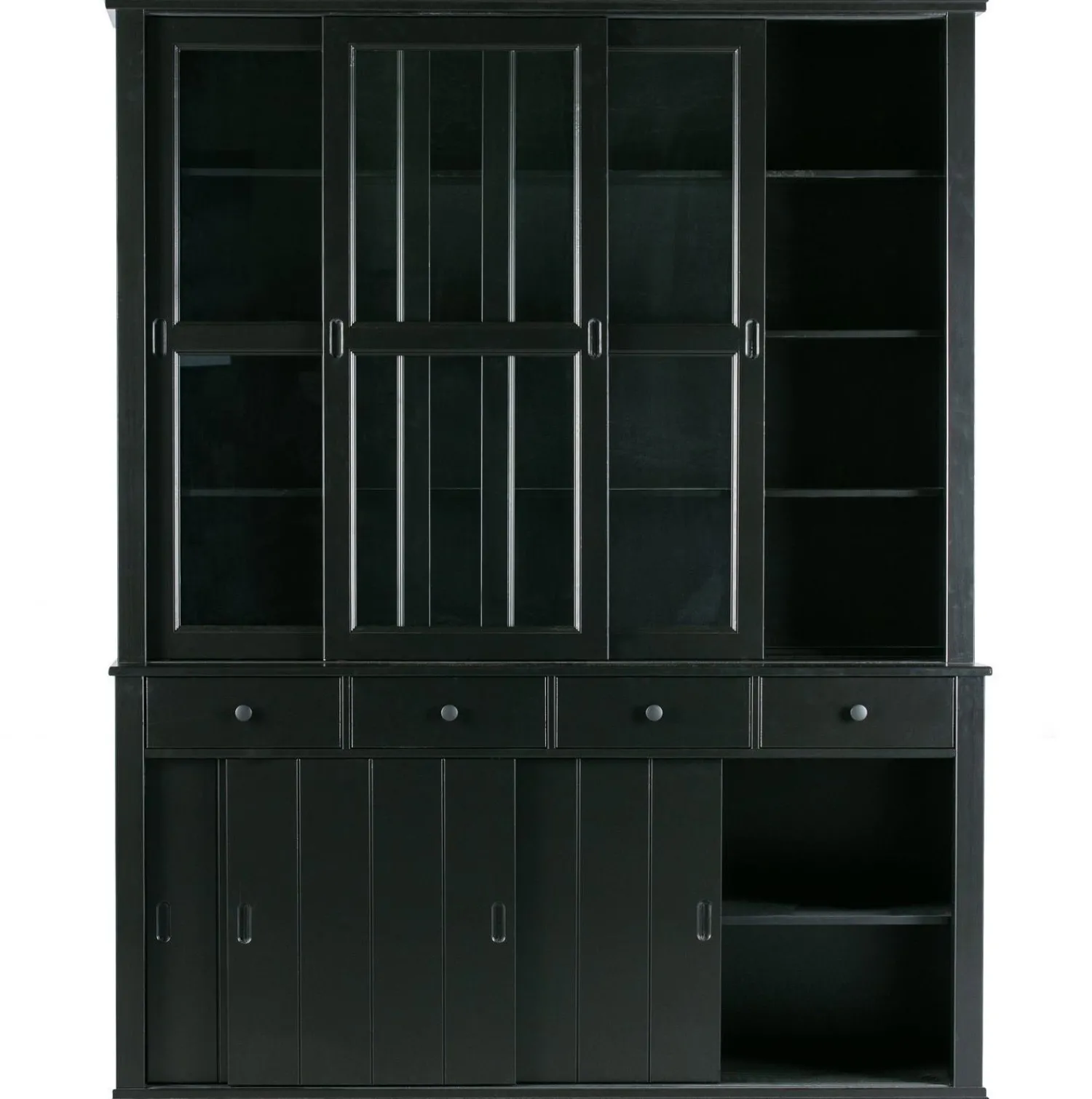 Buffetkasten|Buffetkasten-WOOOD Lagos Buffetkast Black