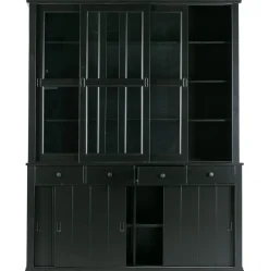 Buffetkasten|Buffetkasten-WOOOD Lagos Buffetkast Black
