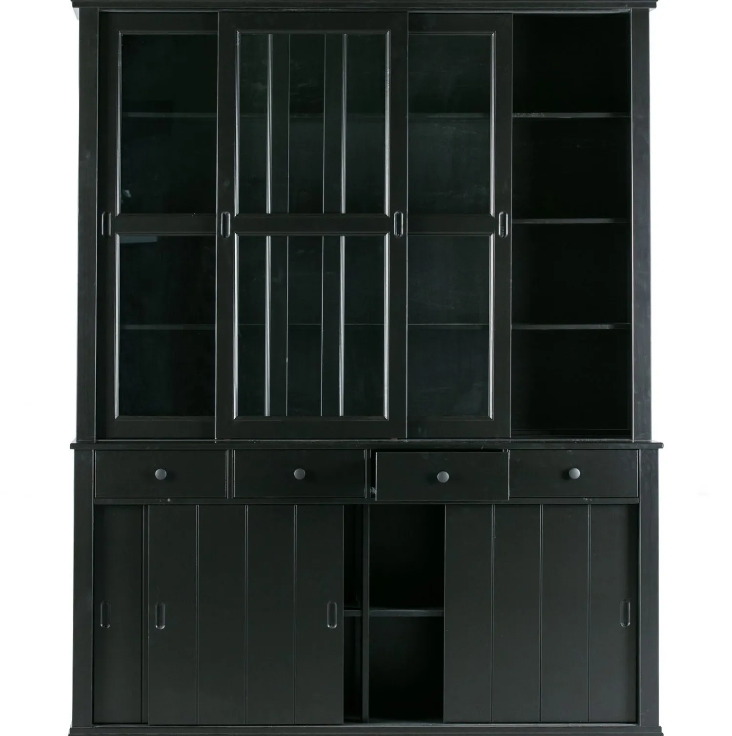 Buffetkasten|Buffetkasten-WOOOD Lagos Buffetkast Black