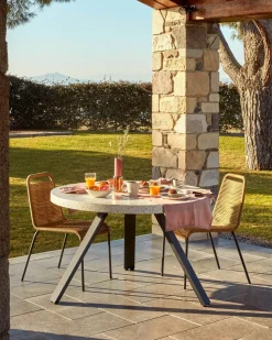 Tuinstoelen-Kave Home Lambton Tuinstoel Naturel