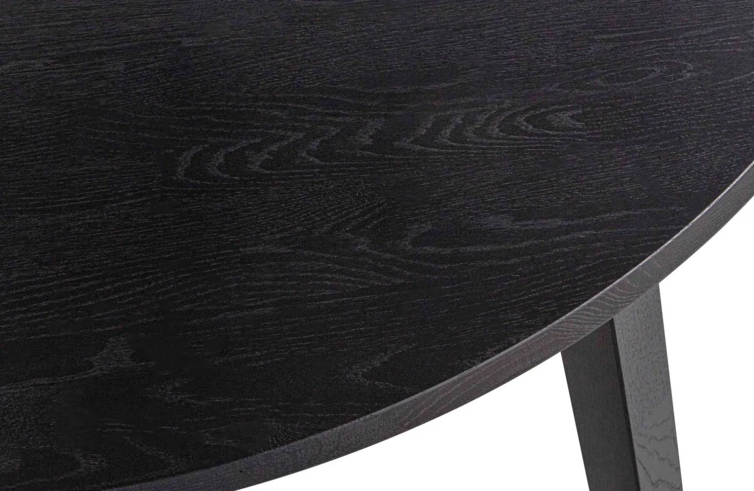Houten Eettafels|Ronde Eettafels-WOOOD Lange Jan Eettafel Blacknight