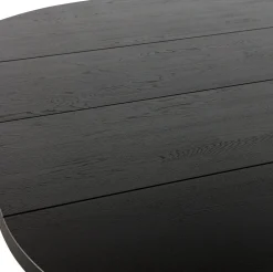 Houten Eettafels|Ronde Eettafels-WOOOD Lange Jan Eettafel Blacknight