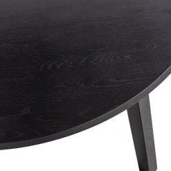 Houten Eettafels|Ronde Eettafels-WOOOD Lange Jan Eettafel Blacknight