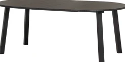 Houten Eettafels|Ronde Eettafels-WOOOD Lange Jan Eettafel Blacknight