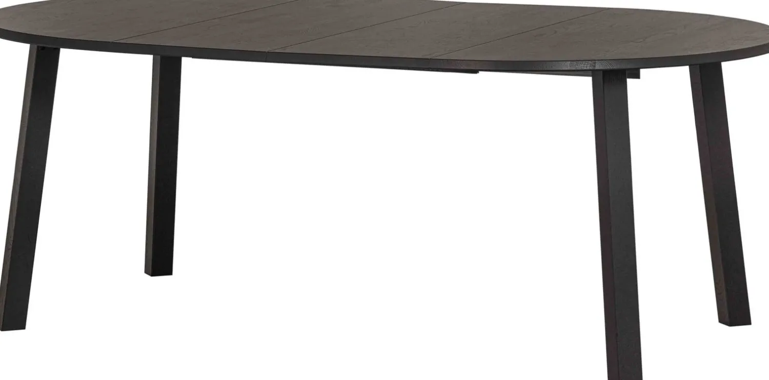 Houten Eettafels|Ronde Eettafels-WOOOD Lange Jan Eettafel Blacknight