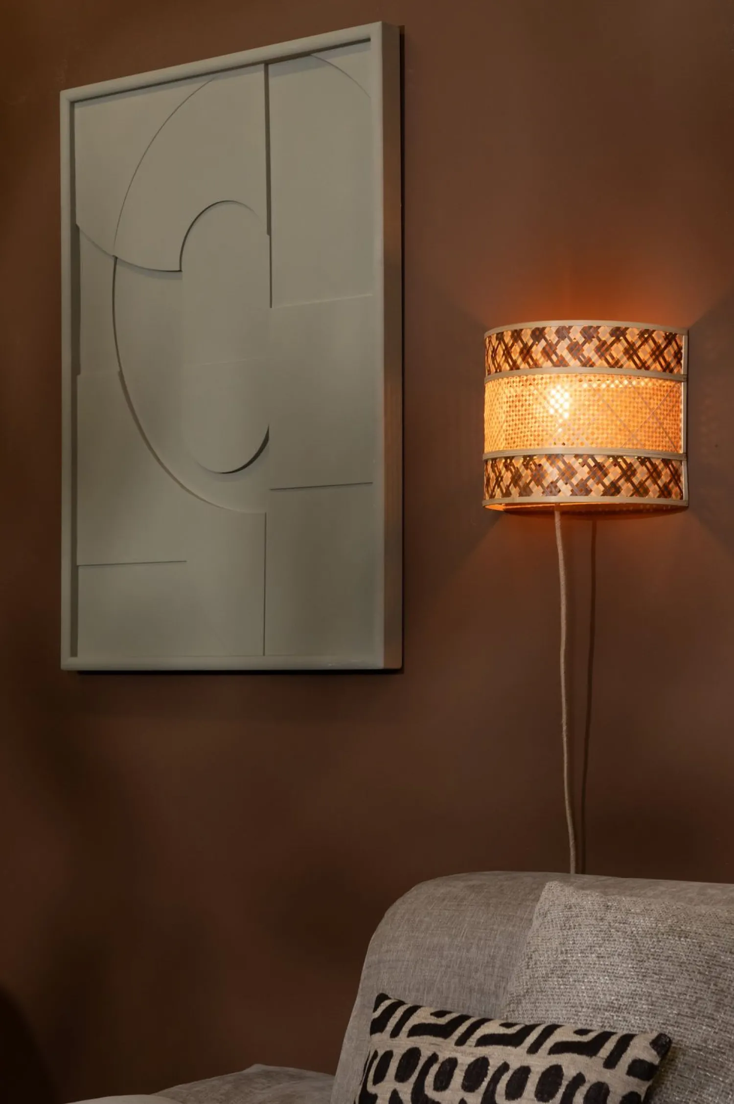 Wandlampen|Wandlampen-Good&Mojo Langkawi Wandlamp Natural, Brown