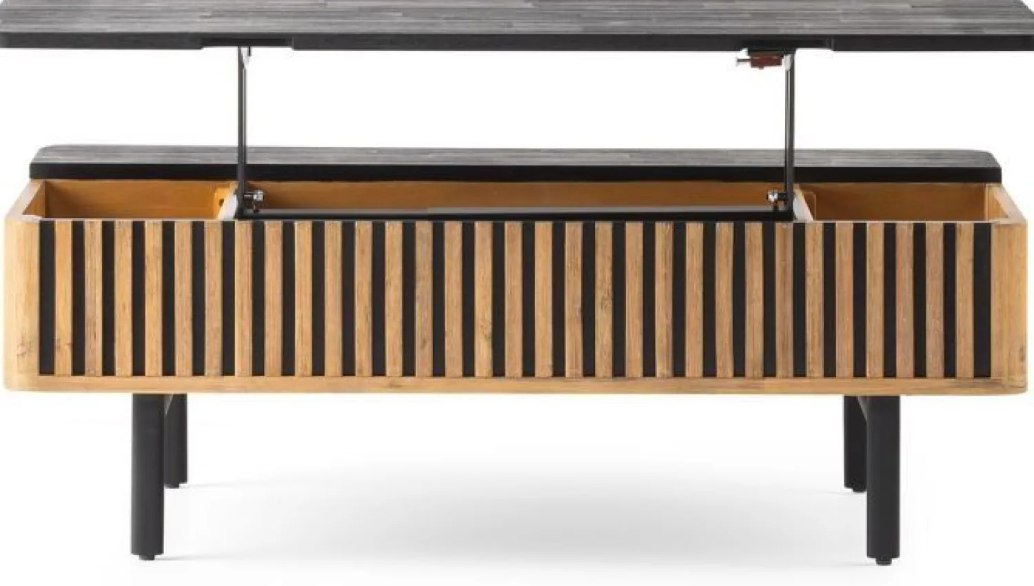 Houten Salontafels-Feelings Wonen Larvik Salontafel Caramel