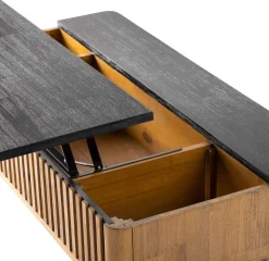 Houten Salontafels-Feelings Wonen Larvik Salontafel Caramel