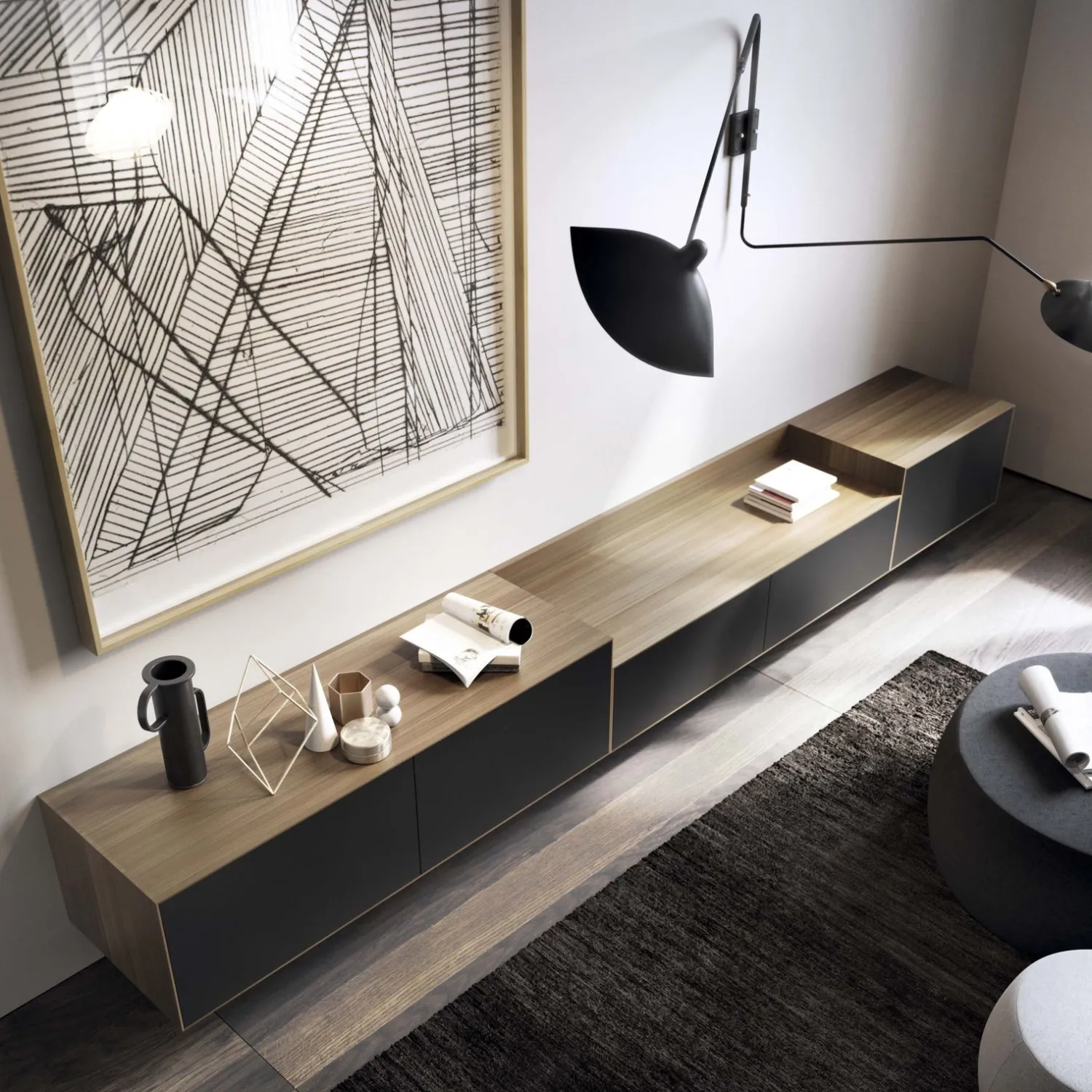 Tv-Meubels-Treku Lauki Tv-meubel Onyx