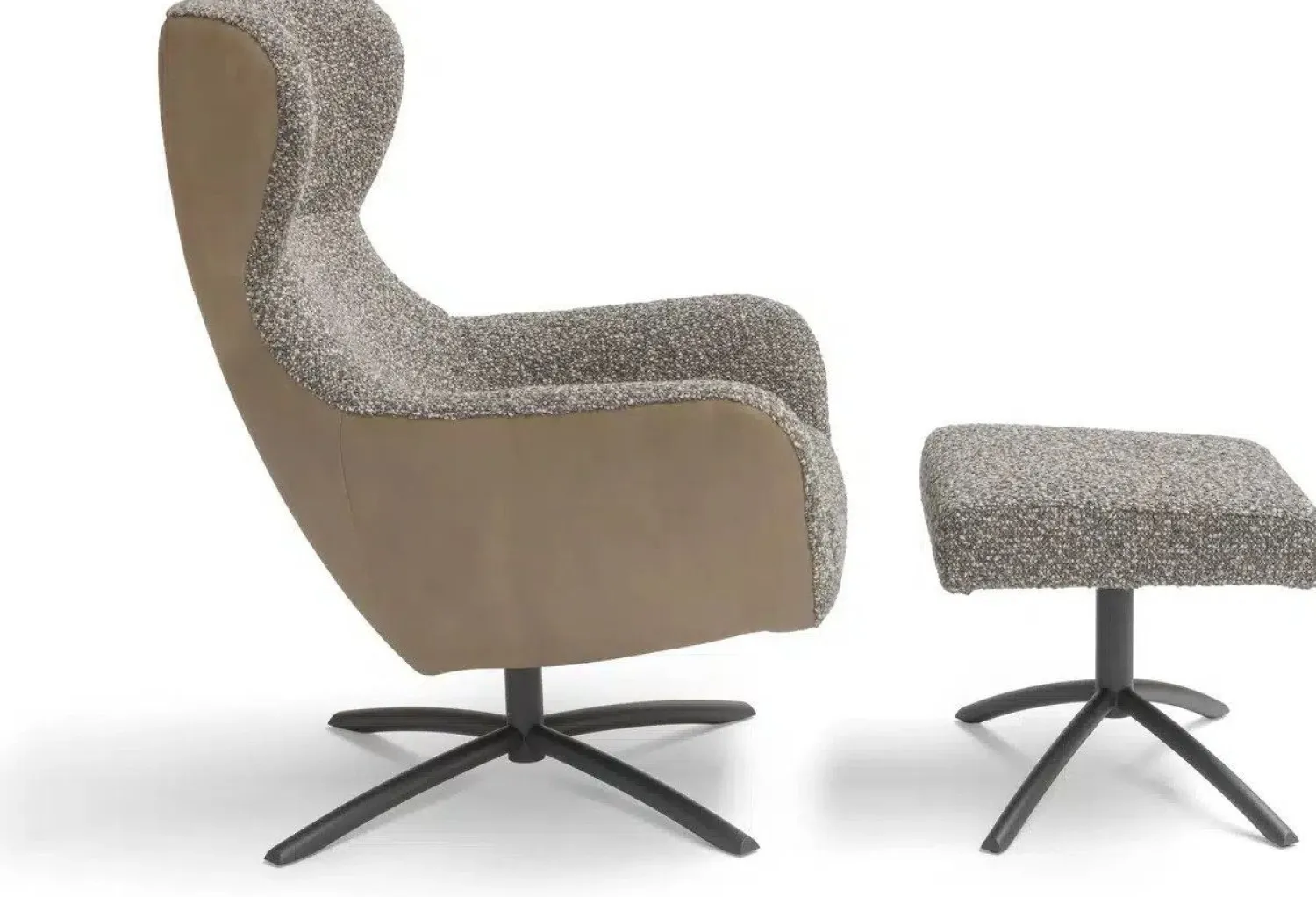 Hockers|Poefs-Bree's New World Layla Hocker Geel