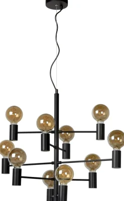 Hanglampen|Hanglampen-Lucide Leanne Hanglamp Zwart
