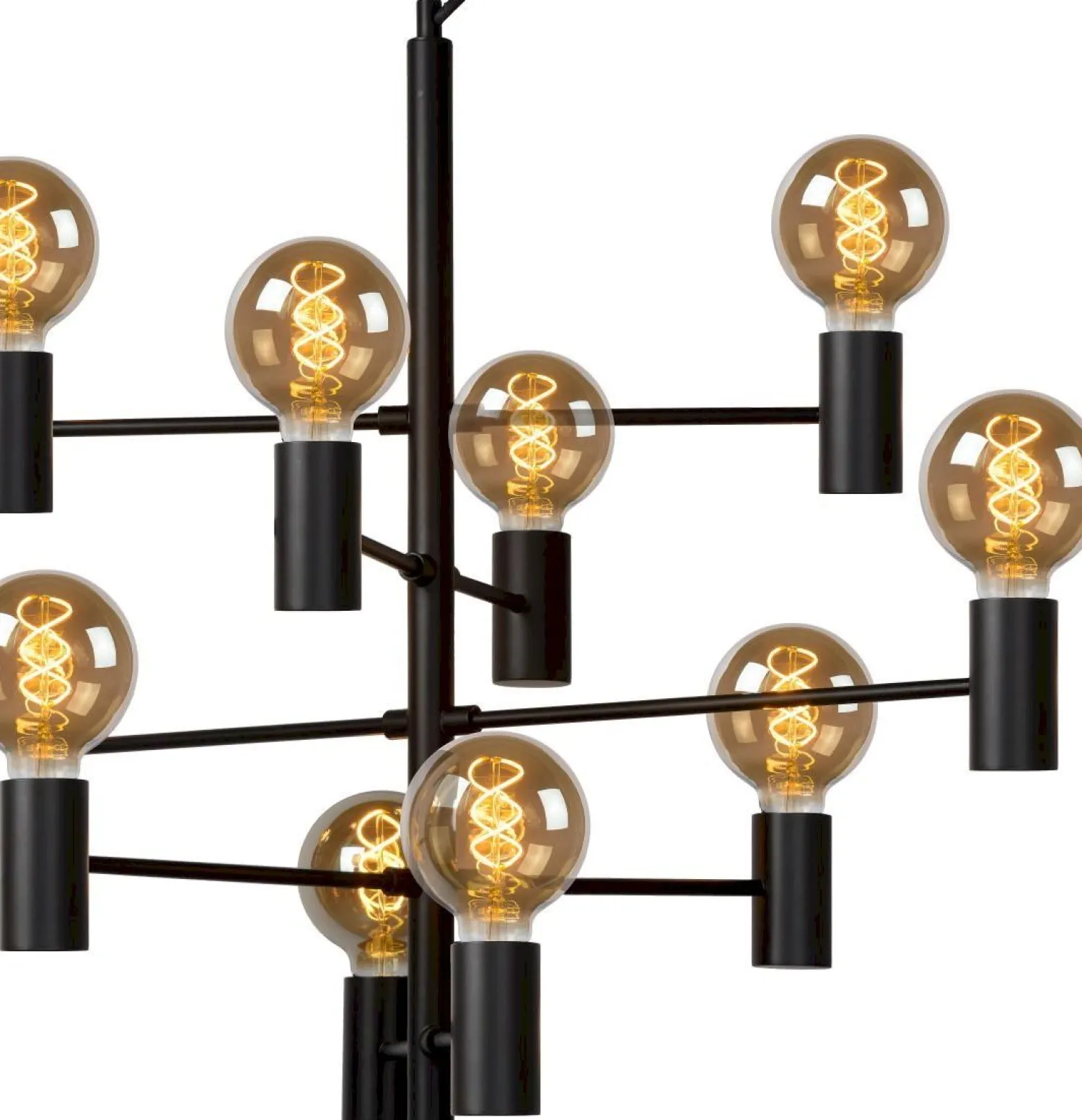 Hanglampen|Hanglampen-Lucide Leanne Hanglamp Zwart