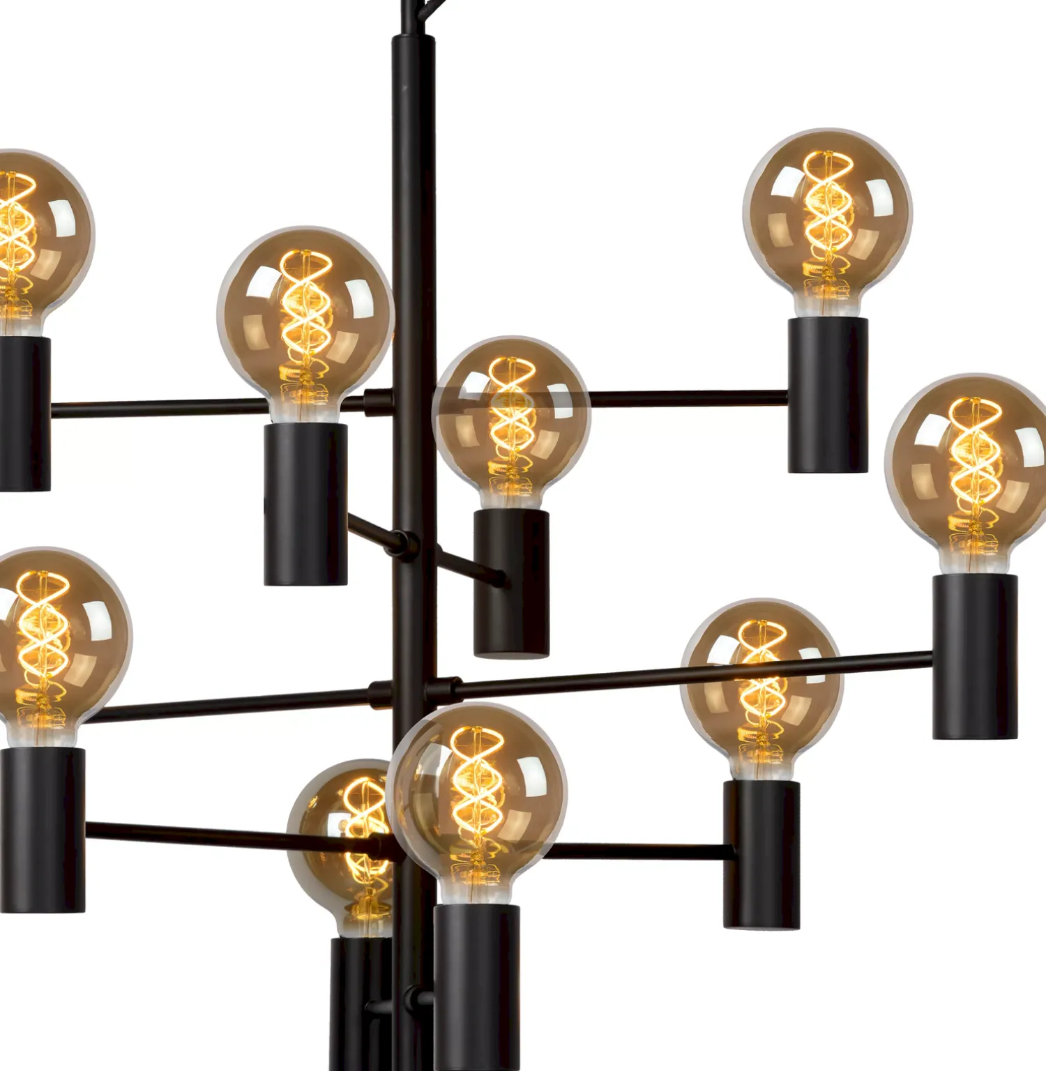 Hanglampen|Hanglampen-Lucide Leanne Hanglamp Zwart