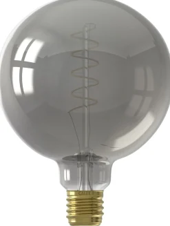 Lichtbronnen|Lichtbronnen-Calex LED Filament Globe Lichtbron Titanium