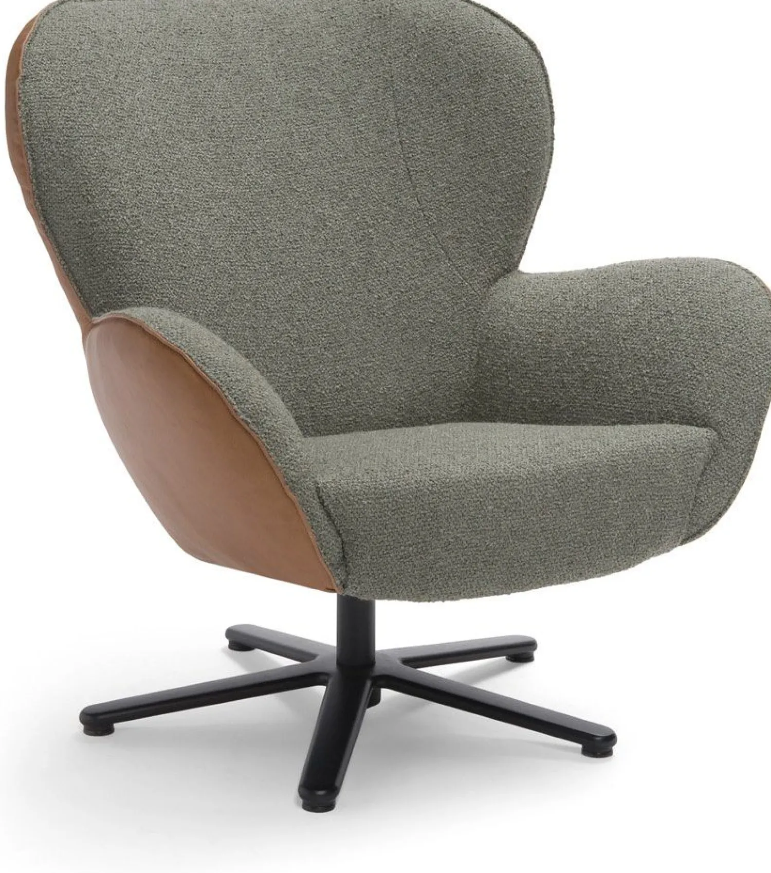 Draaifauteuils-Bree's New World Legendary Fauteuil Groen