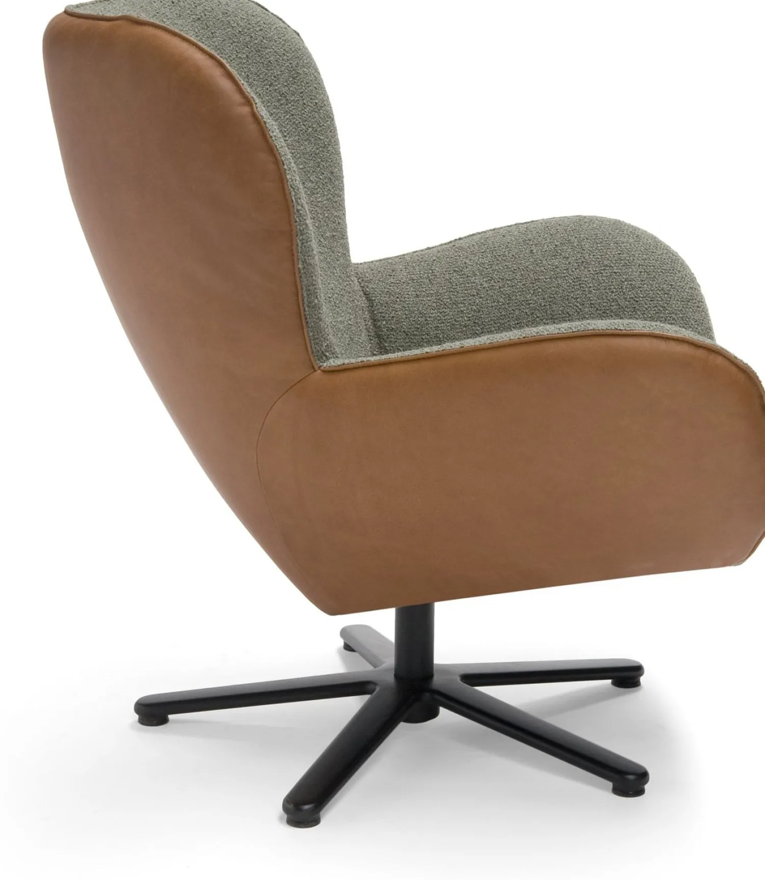 Draaifauteuils-Bree's New World Legendary Fauteuil Groen