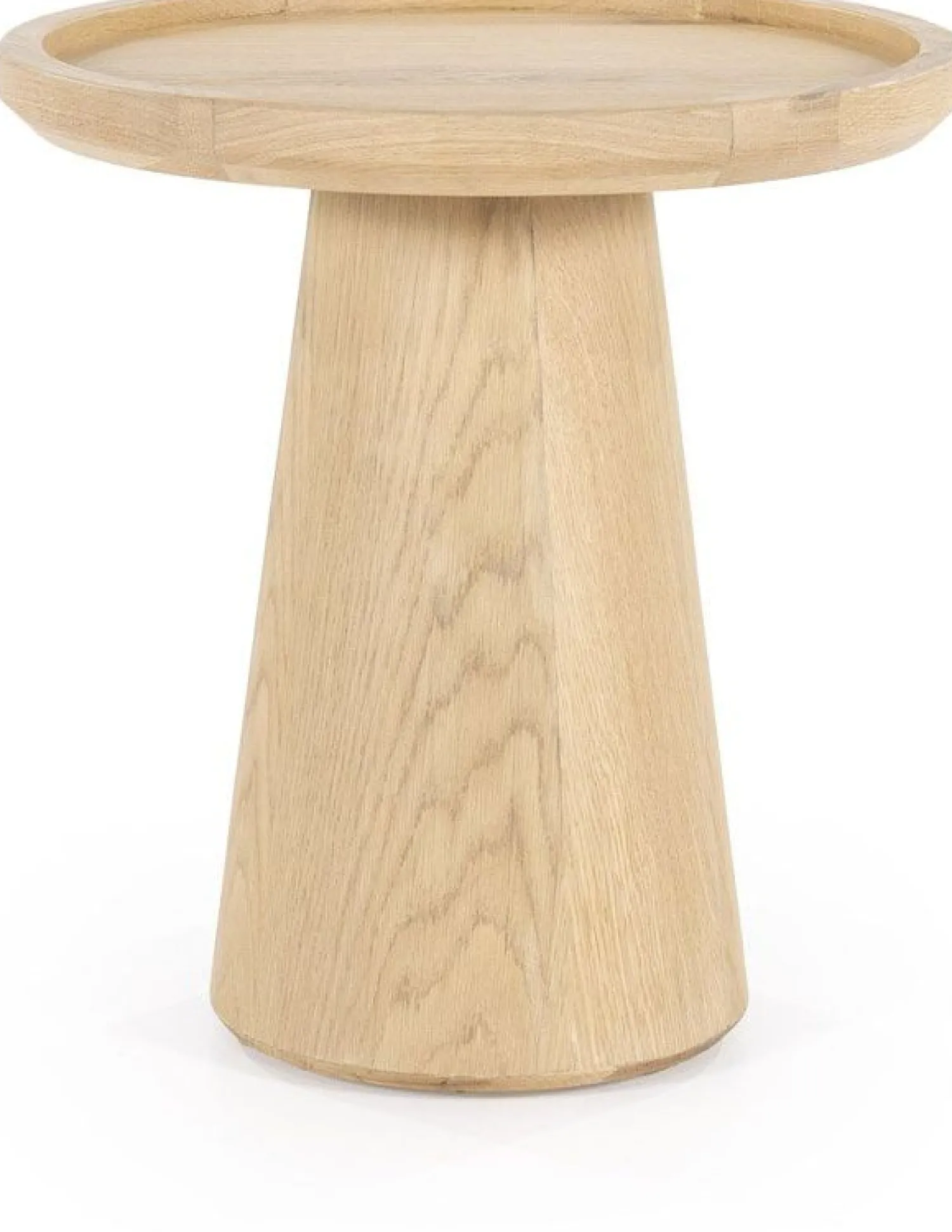 Ronde Bijzettafels-Eleonora Leia Bijzettafel Naturel