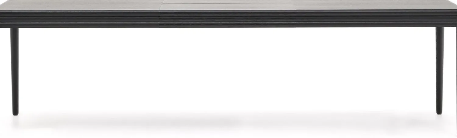 Houten Eettafels-Kave Home Lenon Eettafel Zwart