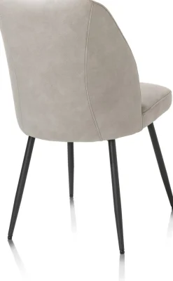 Eetkamerstoelen Zonder Armleuning-Henders en Hazel Leo Eetkamerstoel Lichtgrijs