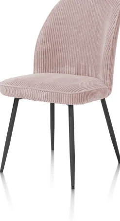 Eetkamerstoelen Zonder Armleuning-Henders en Hazel Leonidas Eetkamerstoel Zacht Roze