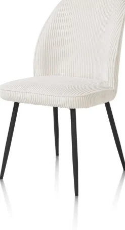 Eetkamerstoelen Zonder Armleuning-Henders en Hazel Leonidas Eetkamerstoel Creme