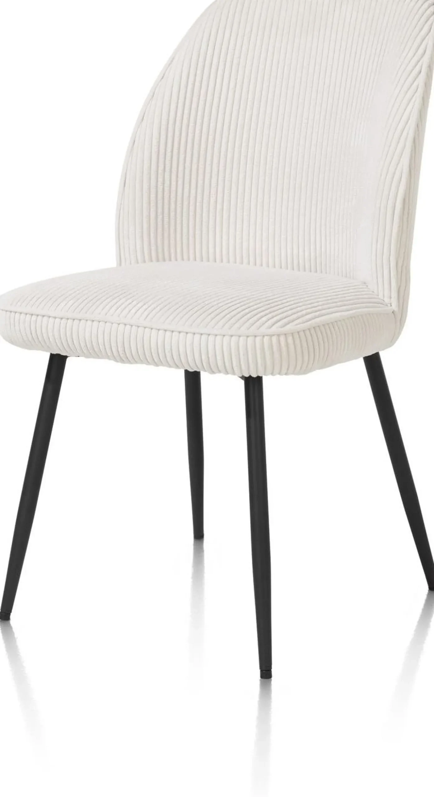 Eetkamerstoelen Zonder Armleuning-Henders en Hazel Leonidas Eetkamerstoel Creme