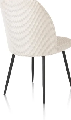 Eetkamerstoelen Zonder Armleuning-Henders en Hazel Leonidas Eetkamerstoel Creme