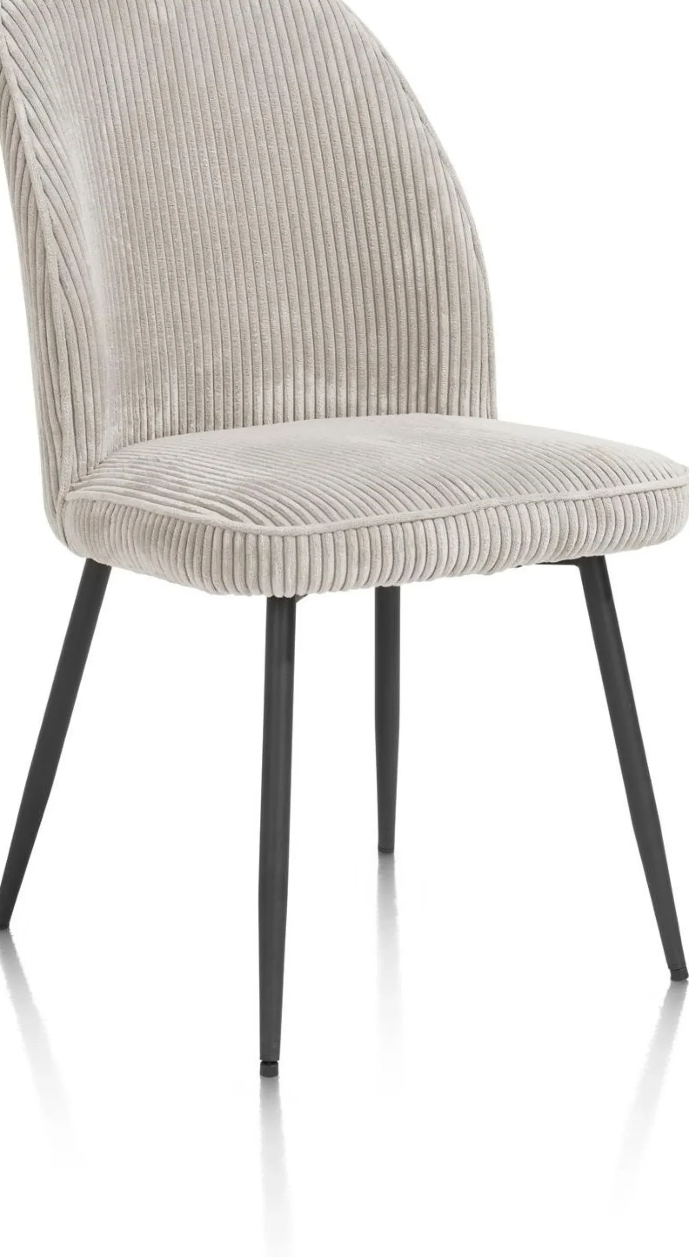 Eetkamerstoelen Zonder Armleuning-Henders en Hazel Leonidas Eetkamerstoel Charcoal