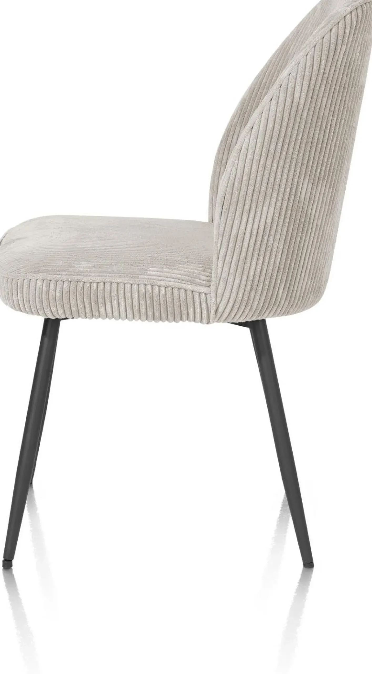 Eetkamerstoelen Zonder Armleuning-Henders en Hazel Leonidas Eetkamerstoel Charcoal