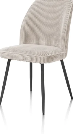 Eetkamerstoelen Zonder Armleuning-Henders en Hazel Leonidas Eetkamerstoel Charcoal