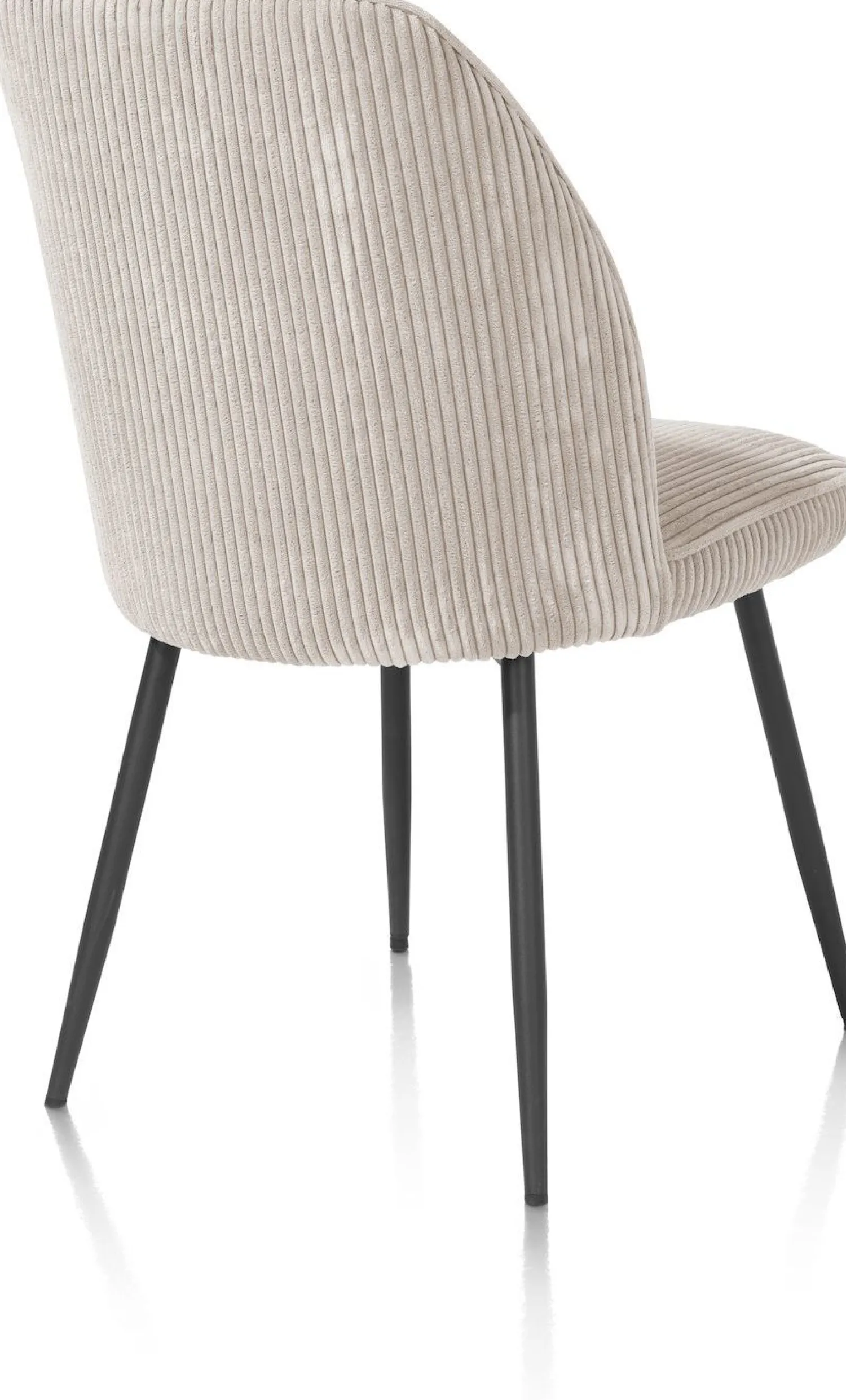Eetkamerstoelen Zonder Armleuning-Henders en Hazel Leonidas Eetkamerstoel Charcoal