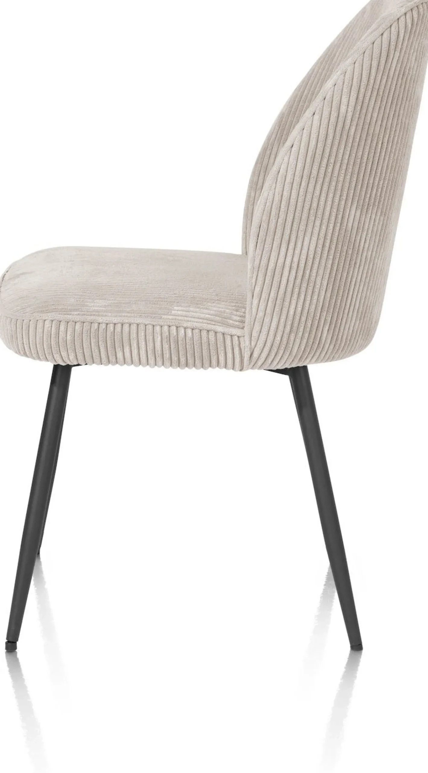 Eetkamerstoelen Zonder Armleuning-Henders en Hazel Leonidas Eetkamerstoel Charcoal