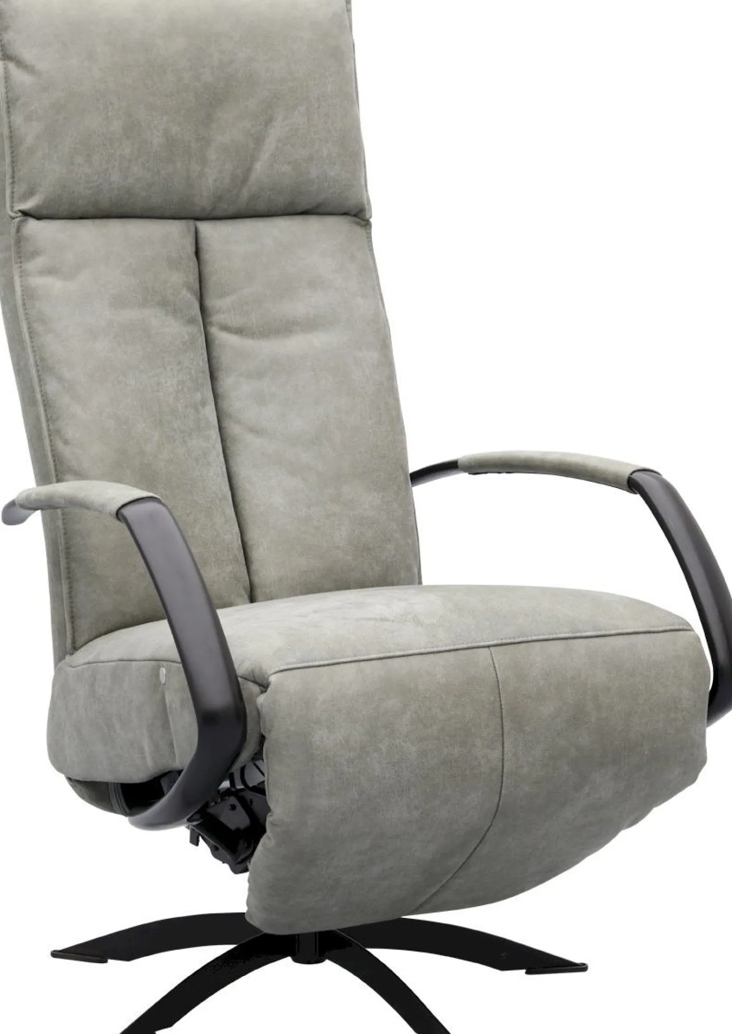 Draaifauteuils|Relaxfauteuils-Trendhopper Lerum Fauteuil Grey, Petrol