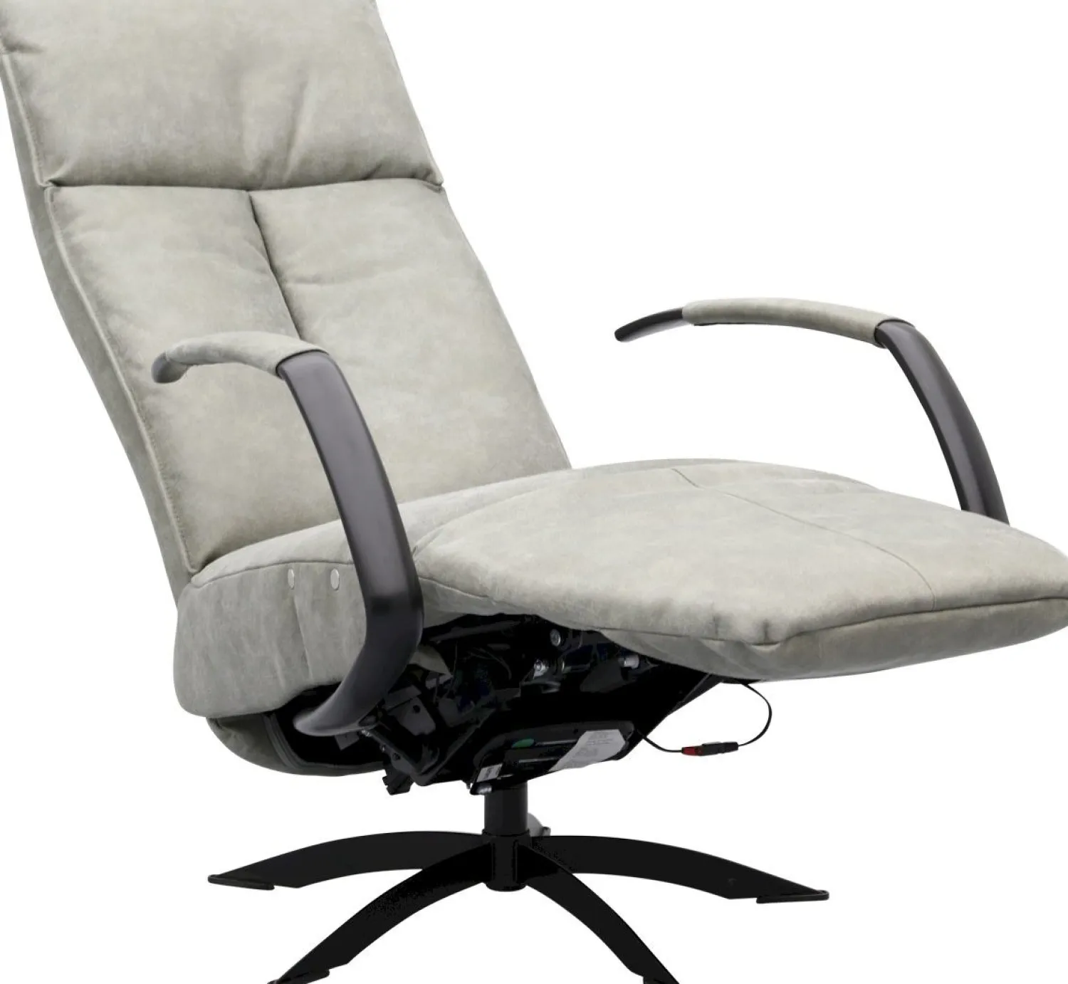 Draaifauteuils|Relaxfauteuils-Trendhopper Lerum Fauteuil Grey, Petrol