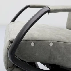 Draaifauteuils|Relaxfauteuils-Trendhopper Lerum Fauteuil Grey, Petrol