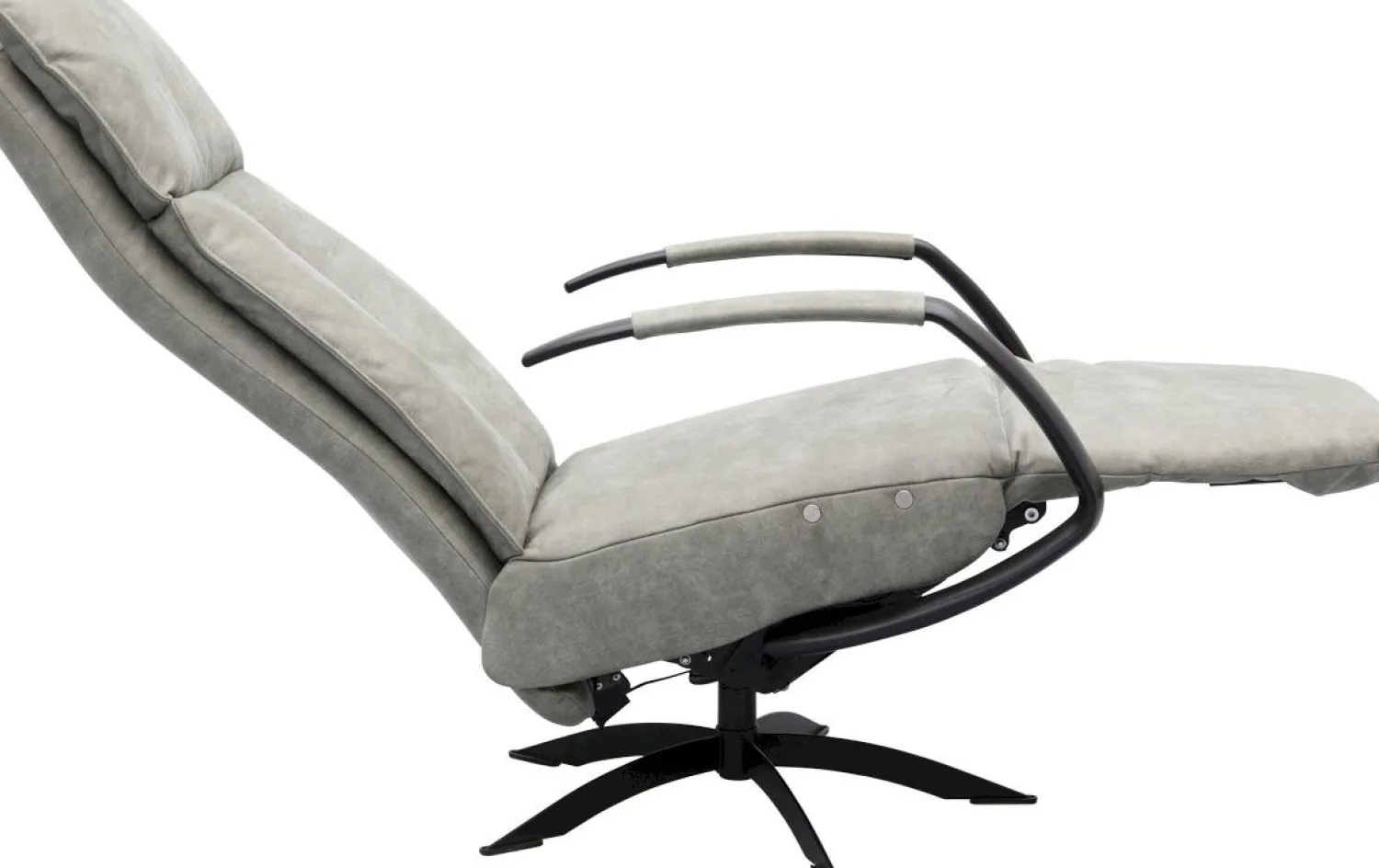 Draaifauteuils|Relaxfauteuils-Trendhopper Lerum Fauteuil Grey, Petrol