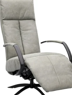Draaifauteuils|Relaxfauteuils-Trendhopper Lerum Fauteuil Grey, Petrol