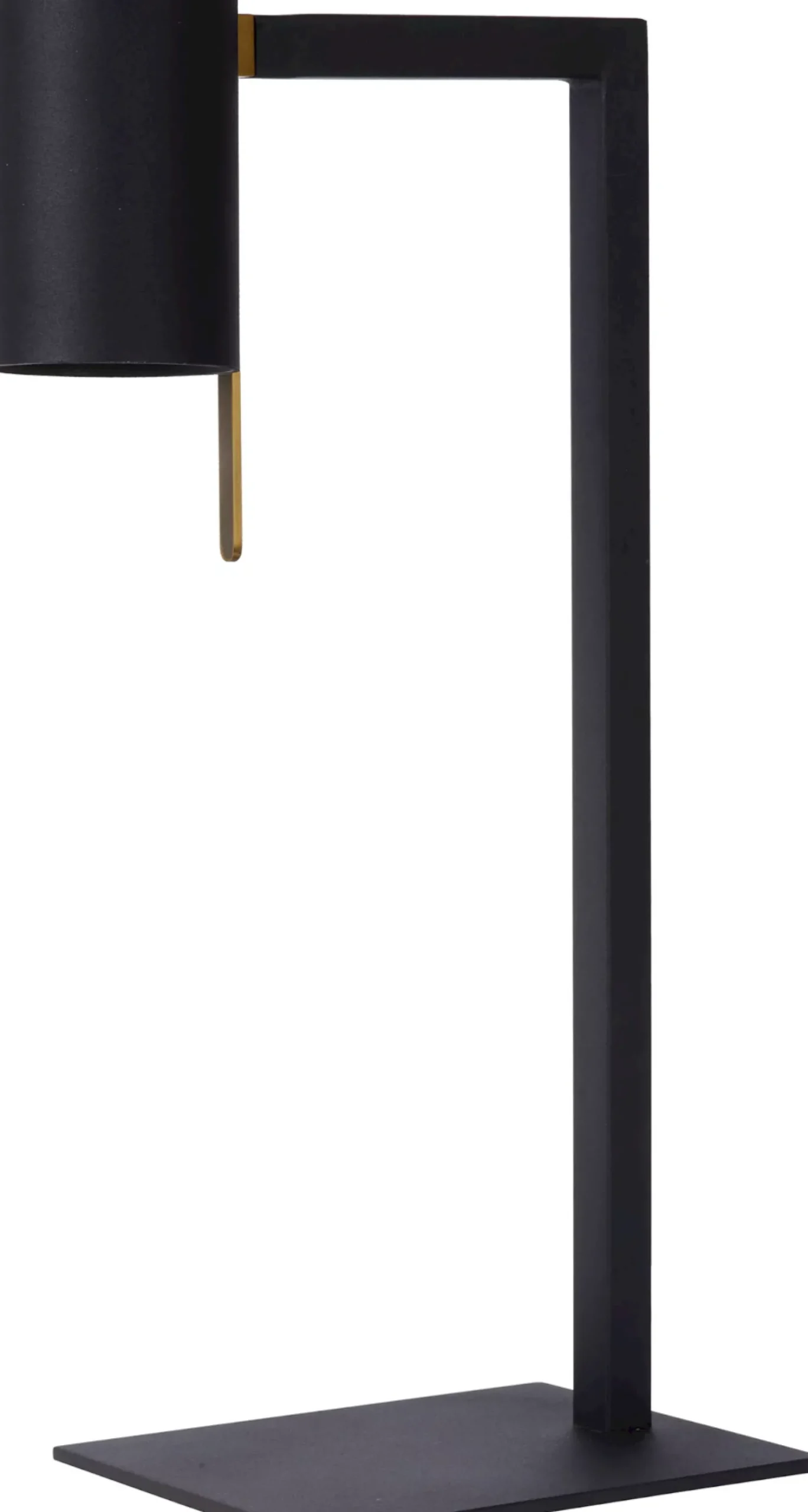 Moderne Tafellampen|Tafellampen-Lucide Lesley Tafellamp Zwart