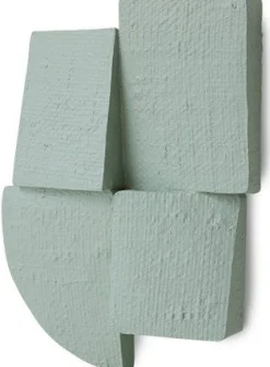 Wanddecoraties-HKLIVING Levels Wanddecoratie Groen