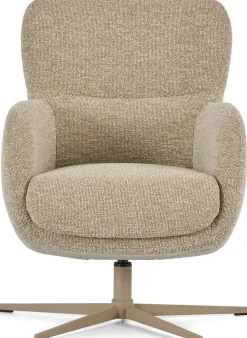 Draaifauteuils-Montèl Levi Laag Fauteuil Sand