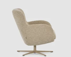 Draaifauteuils-Montèl Levi Laag Fauteuil Sand