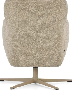 Draaifauteuils-Montèl Levi Laag Fauteuil Sand
