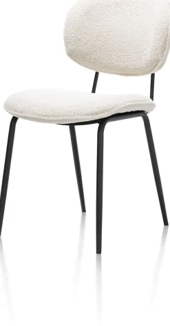 Eetkamerstoelen Zonder Armleuning-XOOON Lexi Avicci Eetkamerstoel Creme