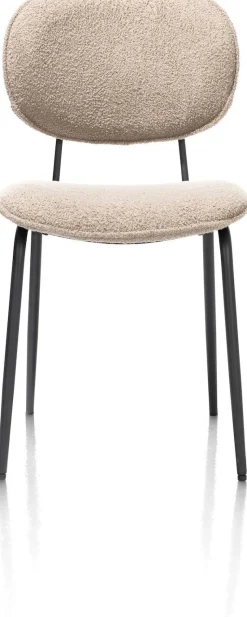 Eetkamerstoelen Zonder Armleuning-XOOON Lexi Avicci Eetkamerstoel Taupe